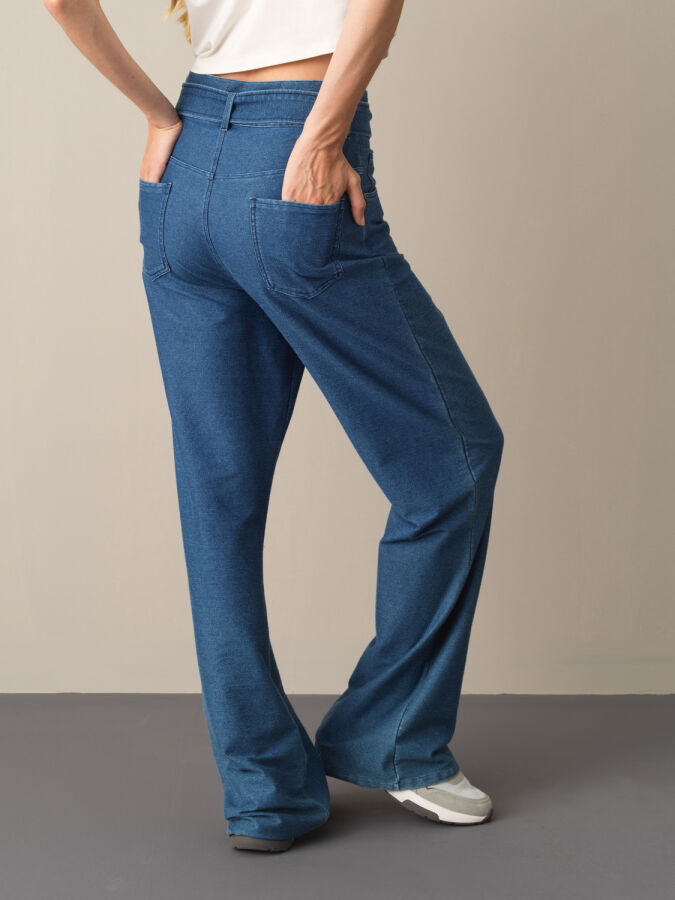Mavi Regular Fit Pamuklu Pantolon - 4