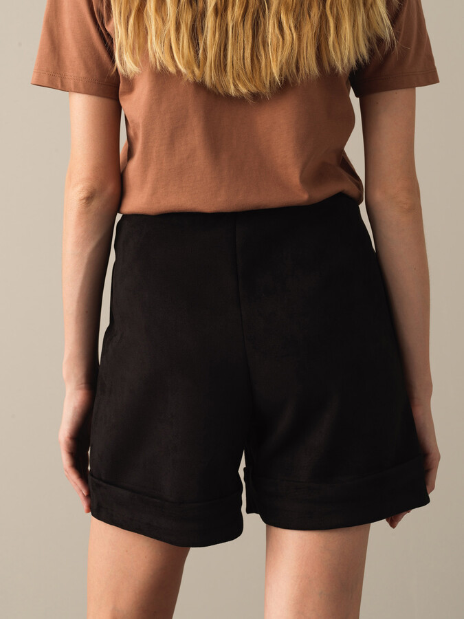 Siyah Regular Fit Şort - 3