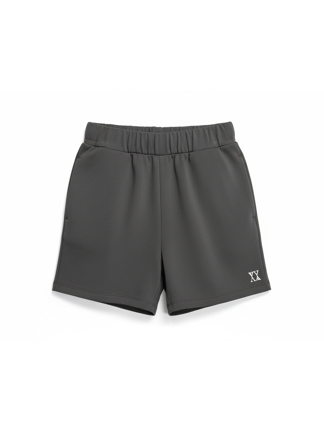 Haki Pamuk Dokulu Oversize Şort - 5