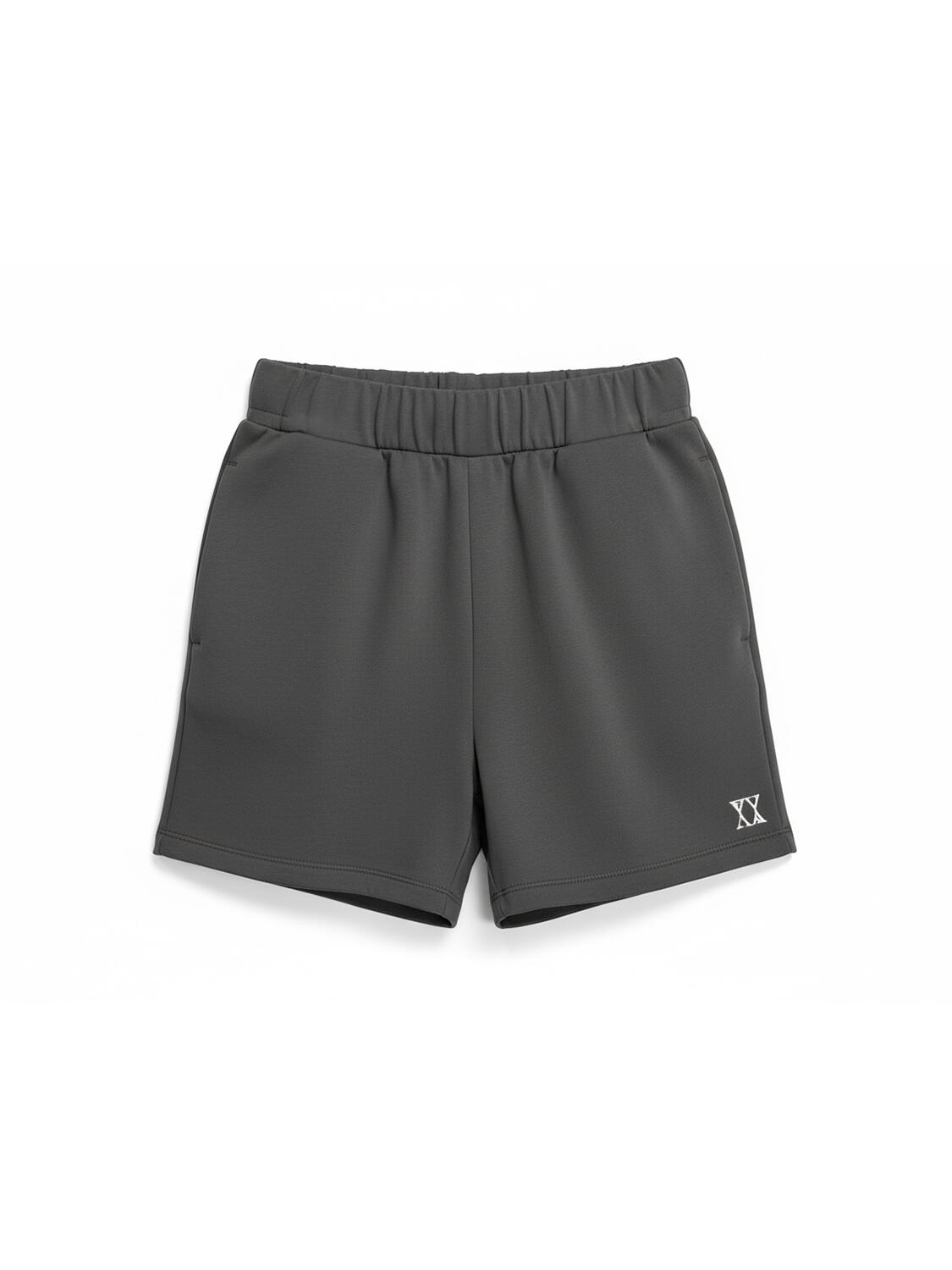 Haki Pamuk Dokulu Oversize Şort - 5