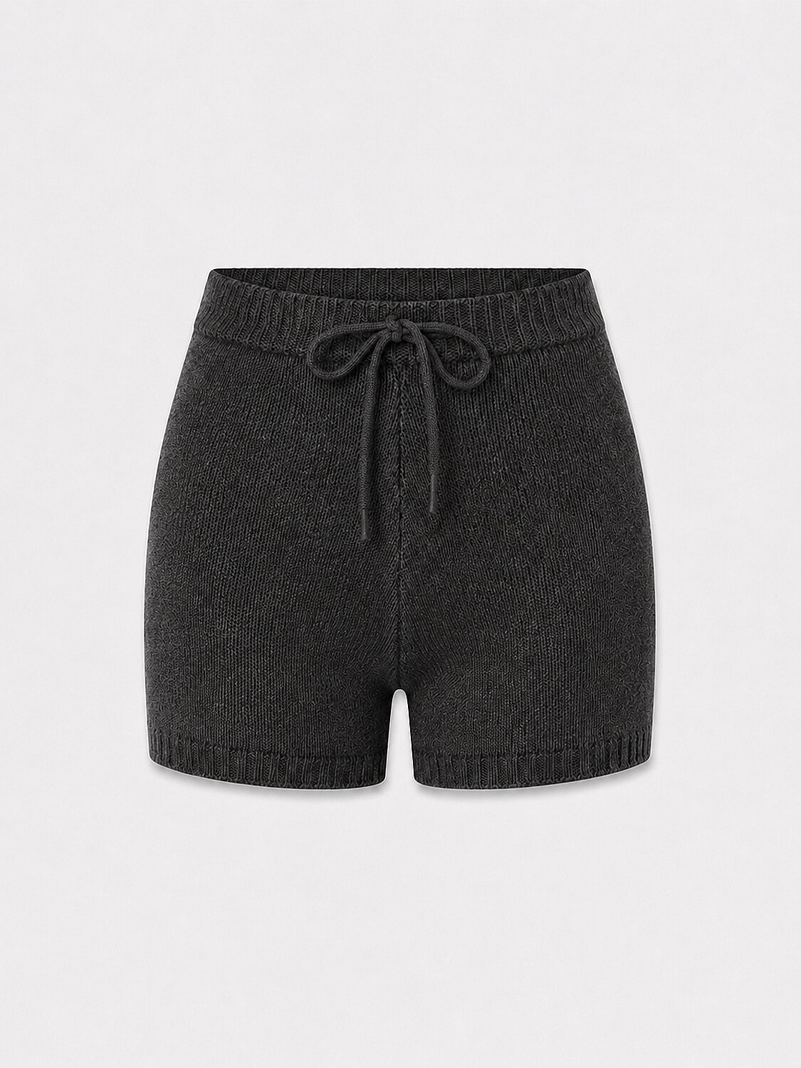 Gri Regular Fit Triko Şort - 5