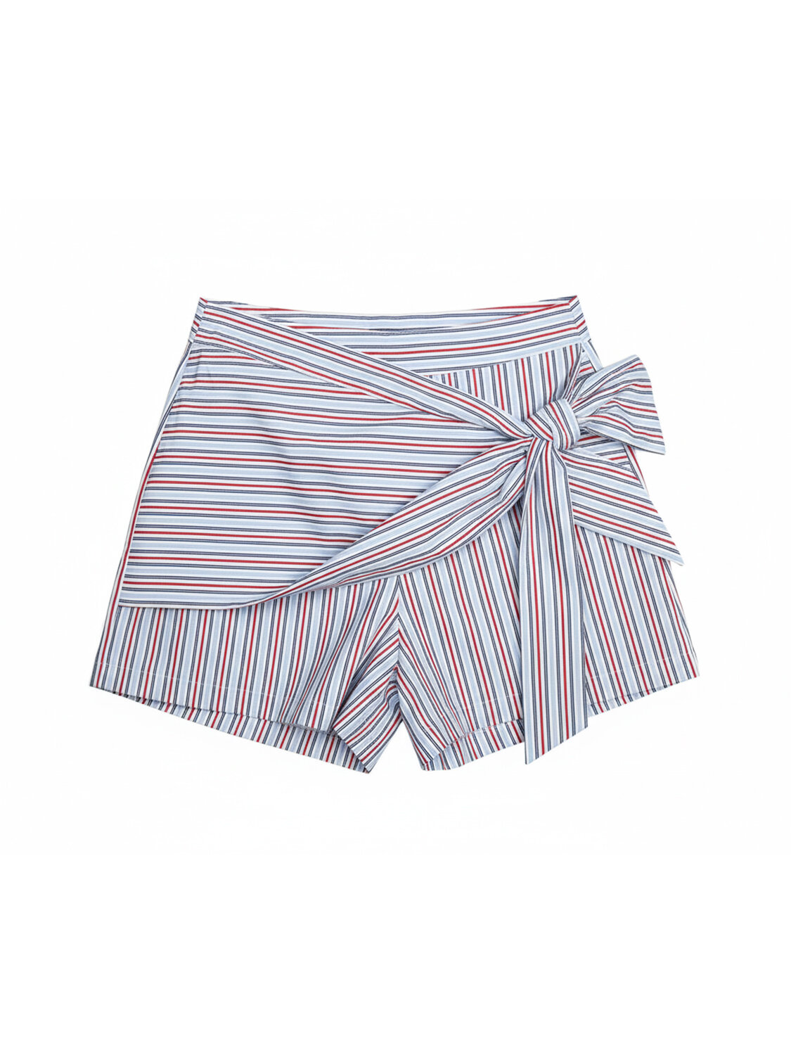 Mavi Pamuk Dokulu Regular Fit Şort - 5