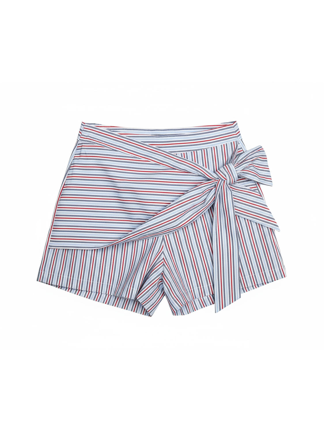 Mavi Pamuk Dokulu Regular Fit Şort - 5