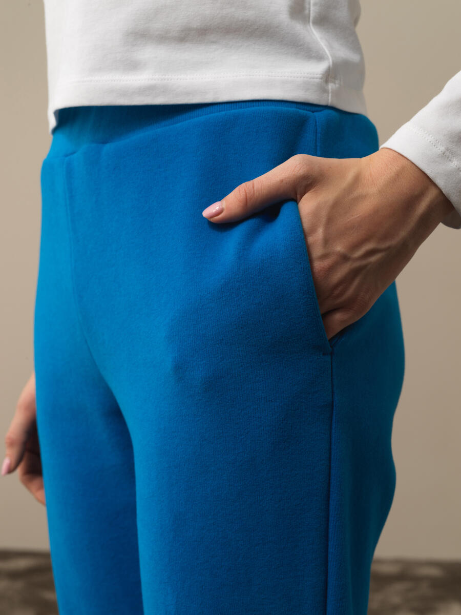 Mavi Pamuk Dokulu Regular Fit Sweat Pantolon - 3