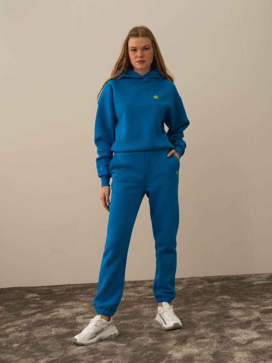 Mavi Pamuk Dokulu Regular Fit Sweat Pantolon - 2