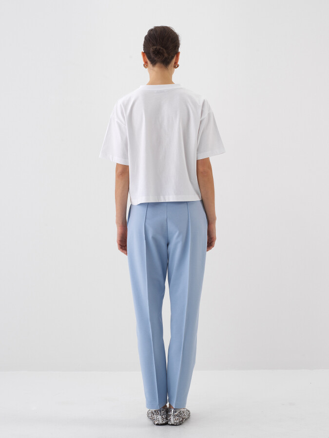 Mavi Pamuk Dokulu Regular Fit Sweat Pantolon - 4