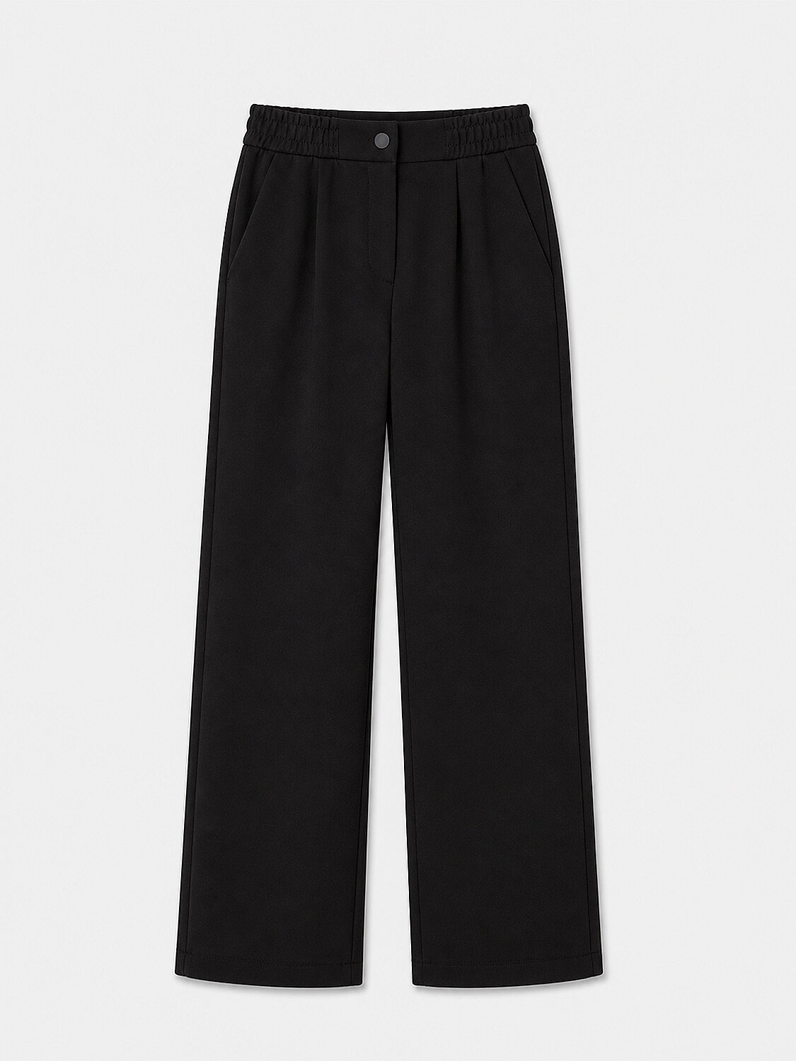 Siyah Pamuk Dokulu Oversize Sweat Pantolon - 5