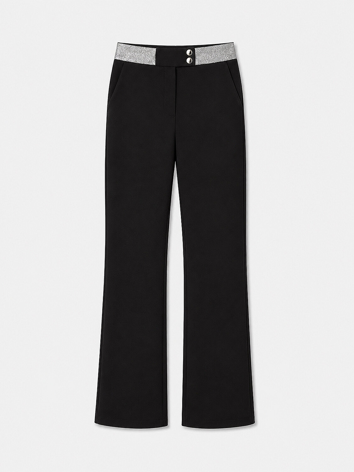 Siyah Pamuk Dokulu Oversize Sweat Pantolon - 6