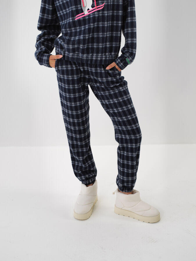 Xint Toptan Lacivert Formunu Koruyan Regular Fit Sweat Pantolon