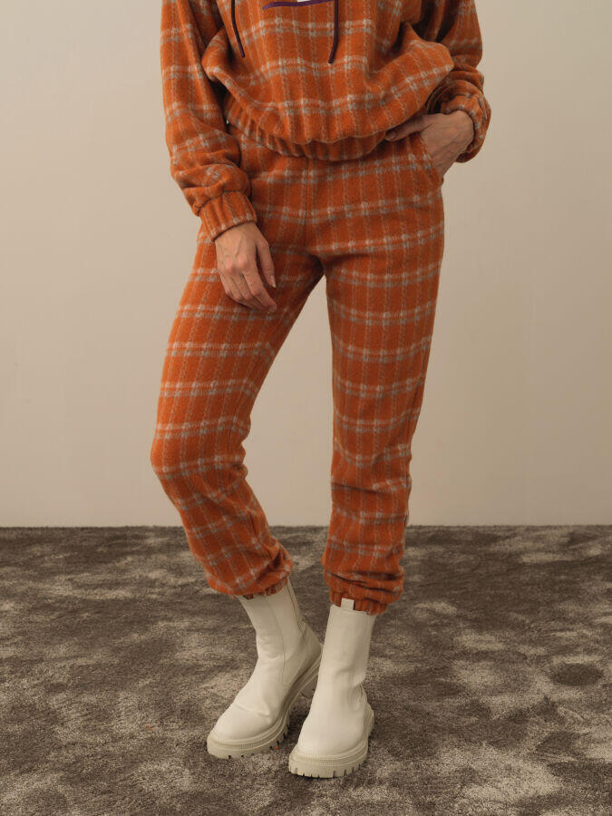 Xint Toptan Oranj Formunu Koruyan Regular Fit Sweat Pantolon