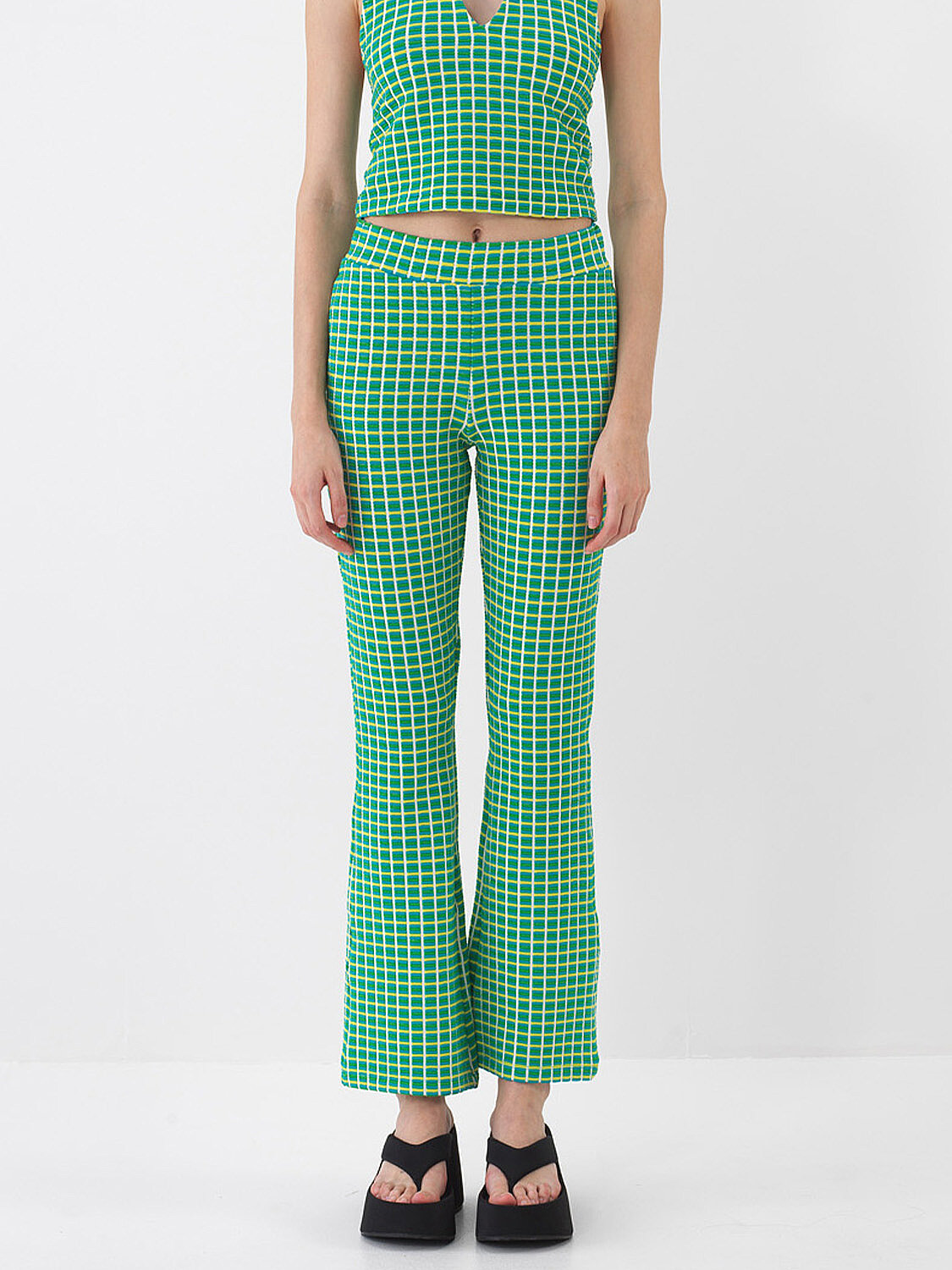 Yeşil Doğal Dökümlü Regular Fit Sweat Pantolon