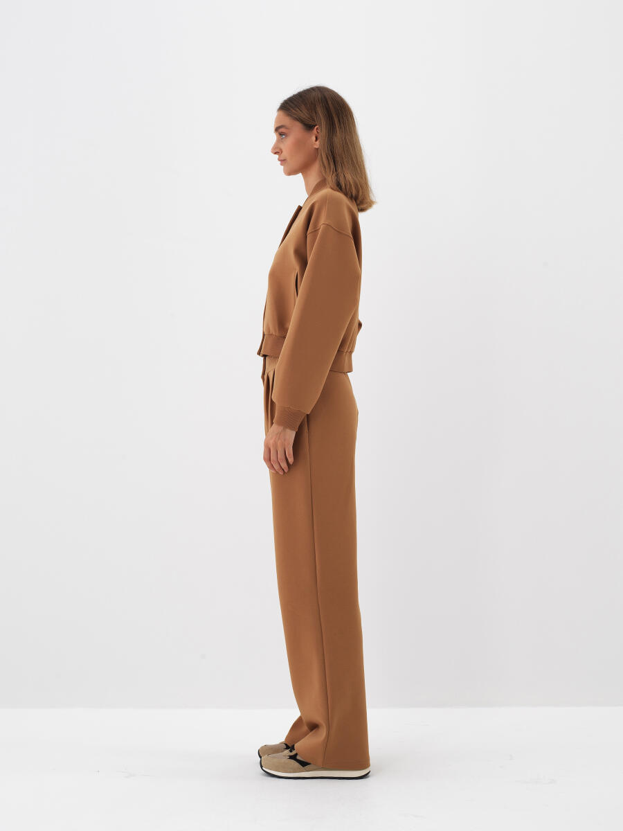 Camel Pamuk Dokulu Oversize Sweatmont - 3