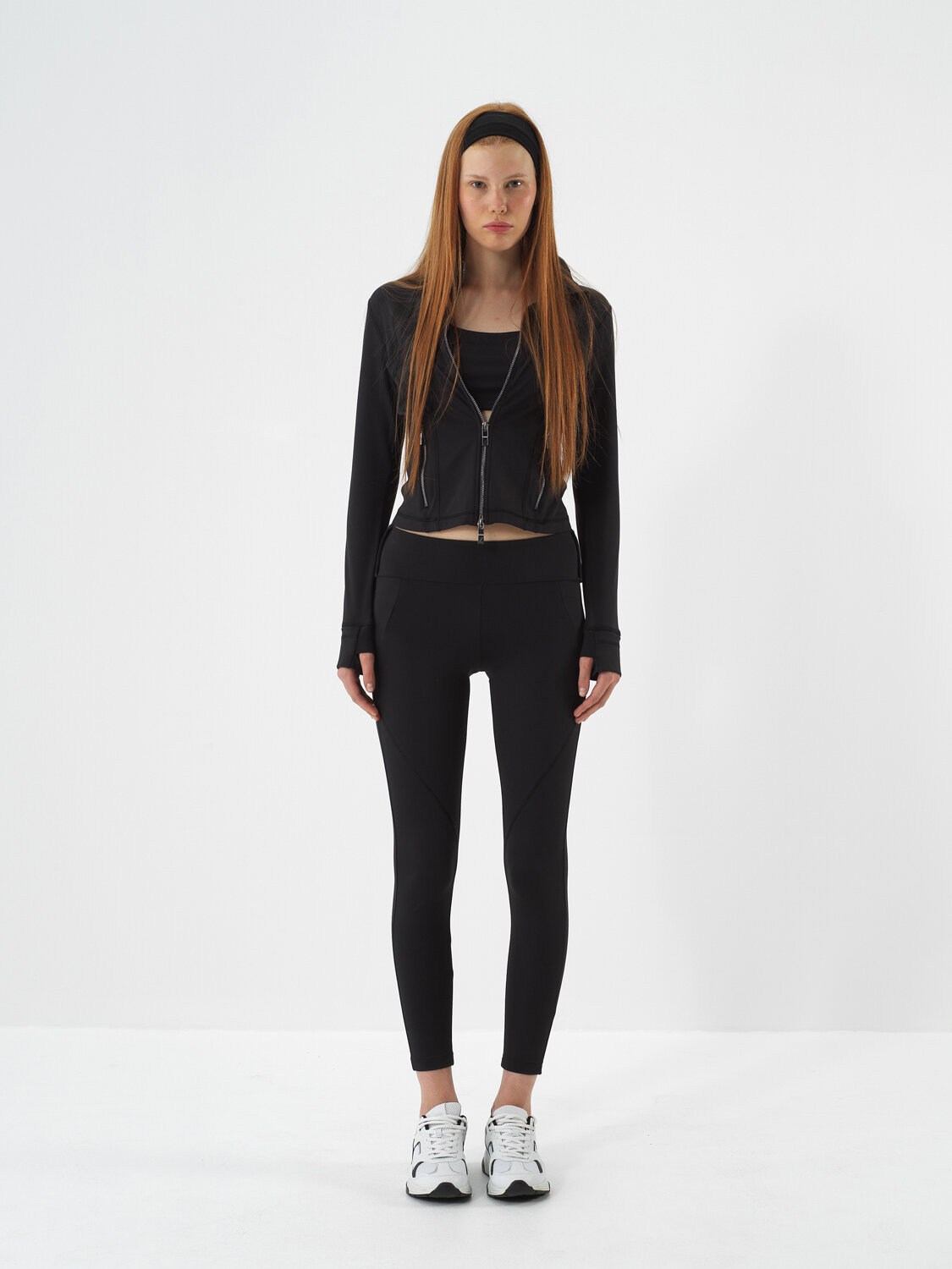 Siyah Esnek Dokulu Regular Fit Sweatmont (1)