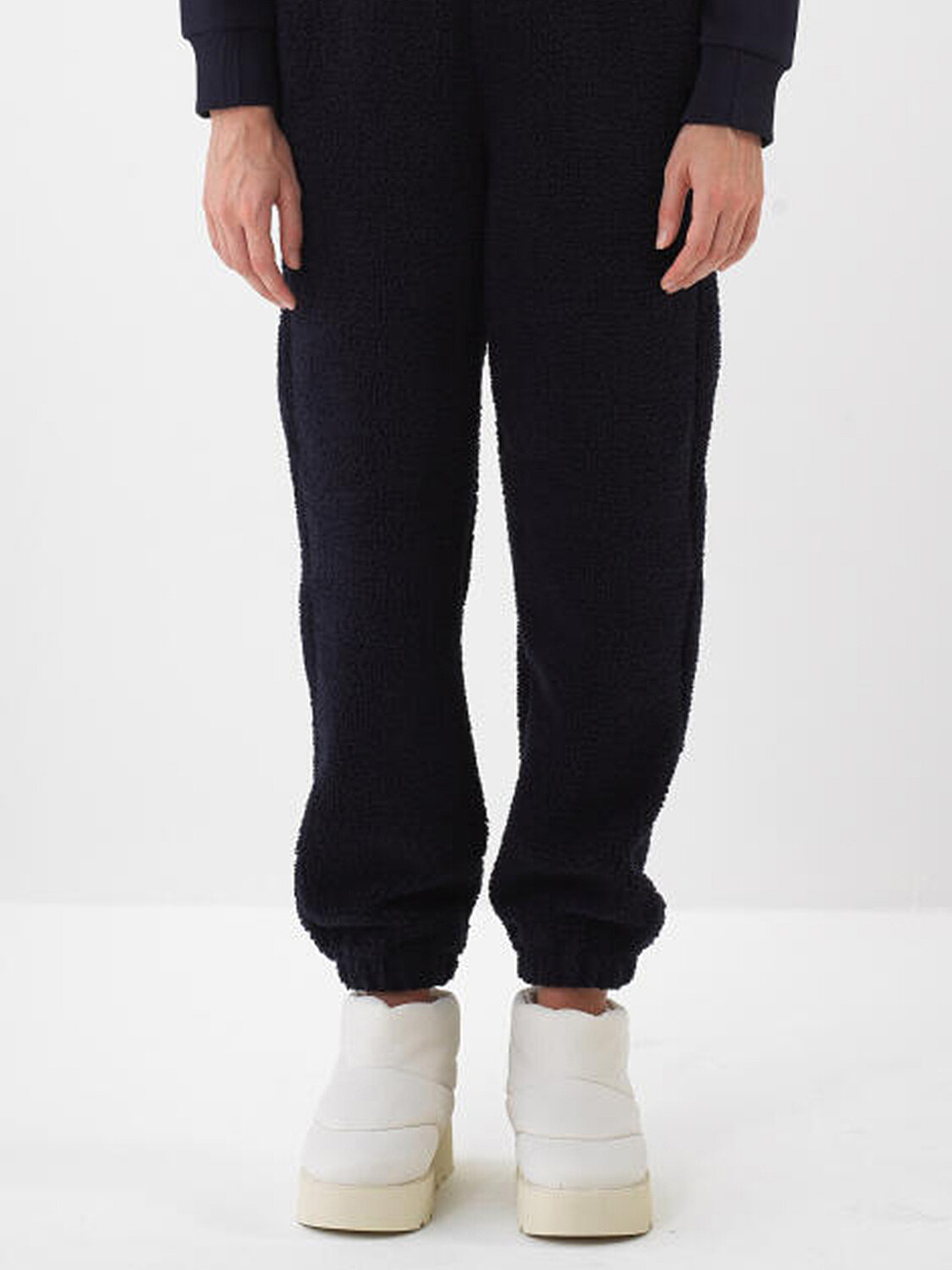 Lacivert Oversize Sweat Pantolon - 1