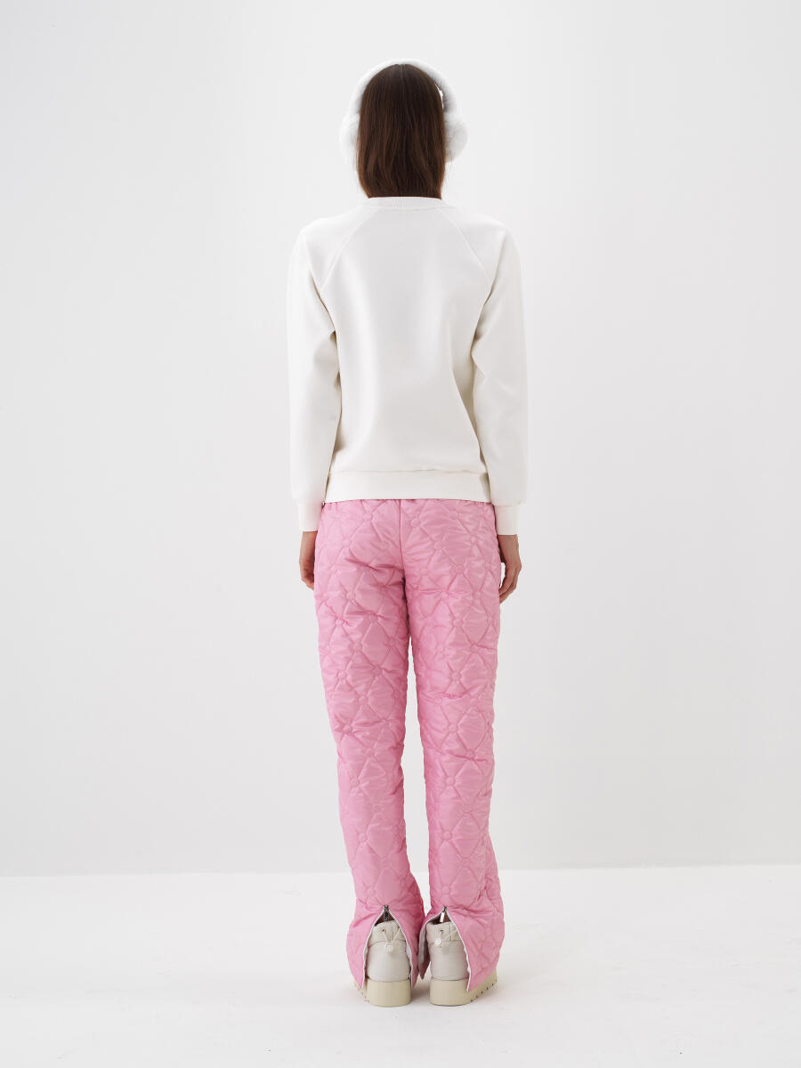 Ekru Pamuk Dokulu Regular Fit Sweatshirt - 3