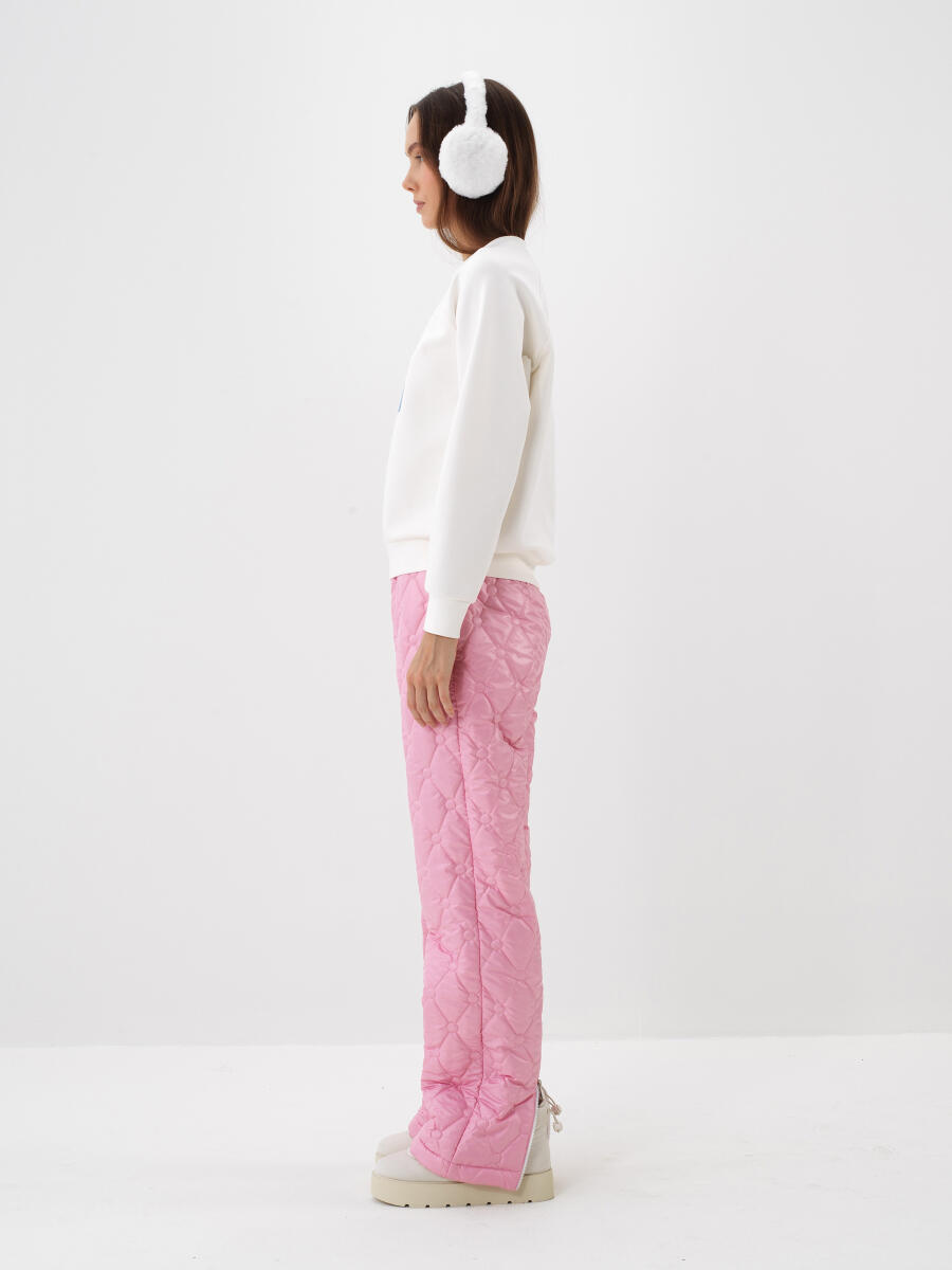 Ekru Pamuk Dokulu Regular Fit Sweatshirt - 2