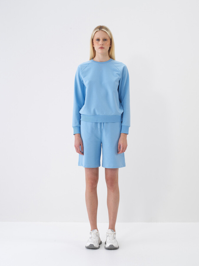 Mavi Pamuk Dokulu Regular Fit Sweatshirt (1)