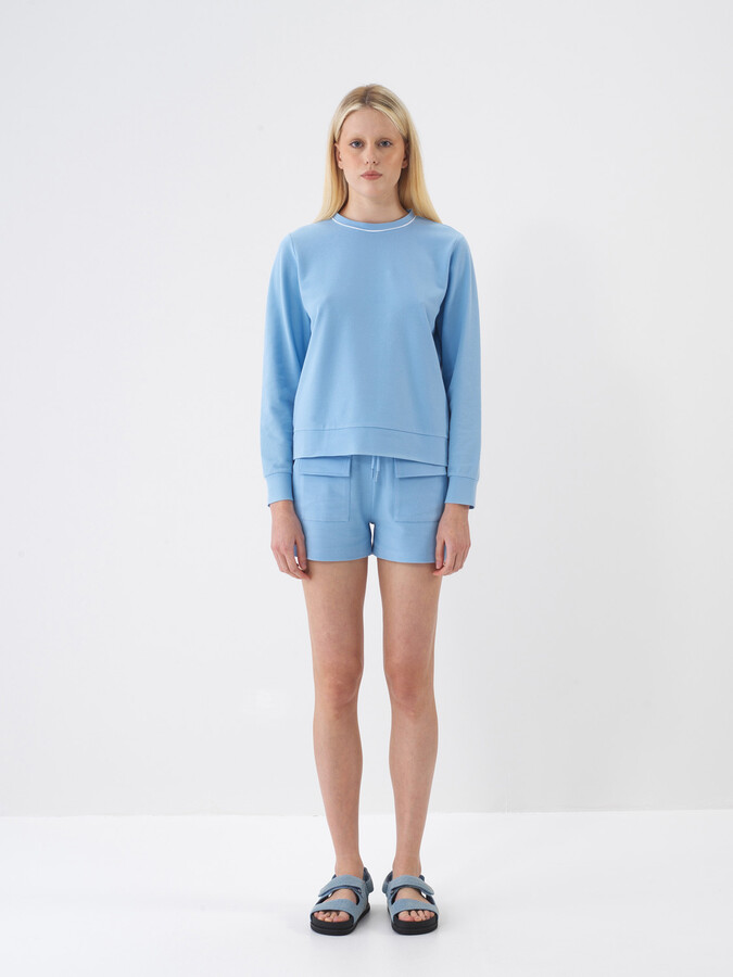 Mavi Pamuk Dokulu Regular Fit Sweatshirt (1)