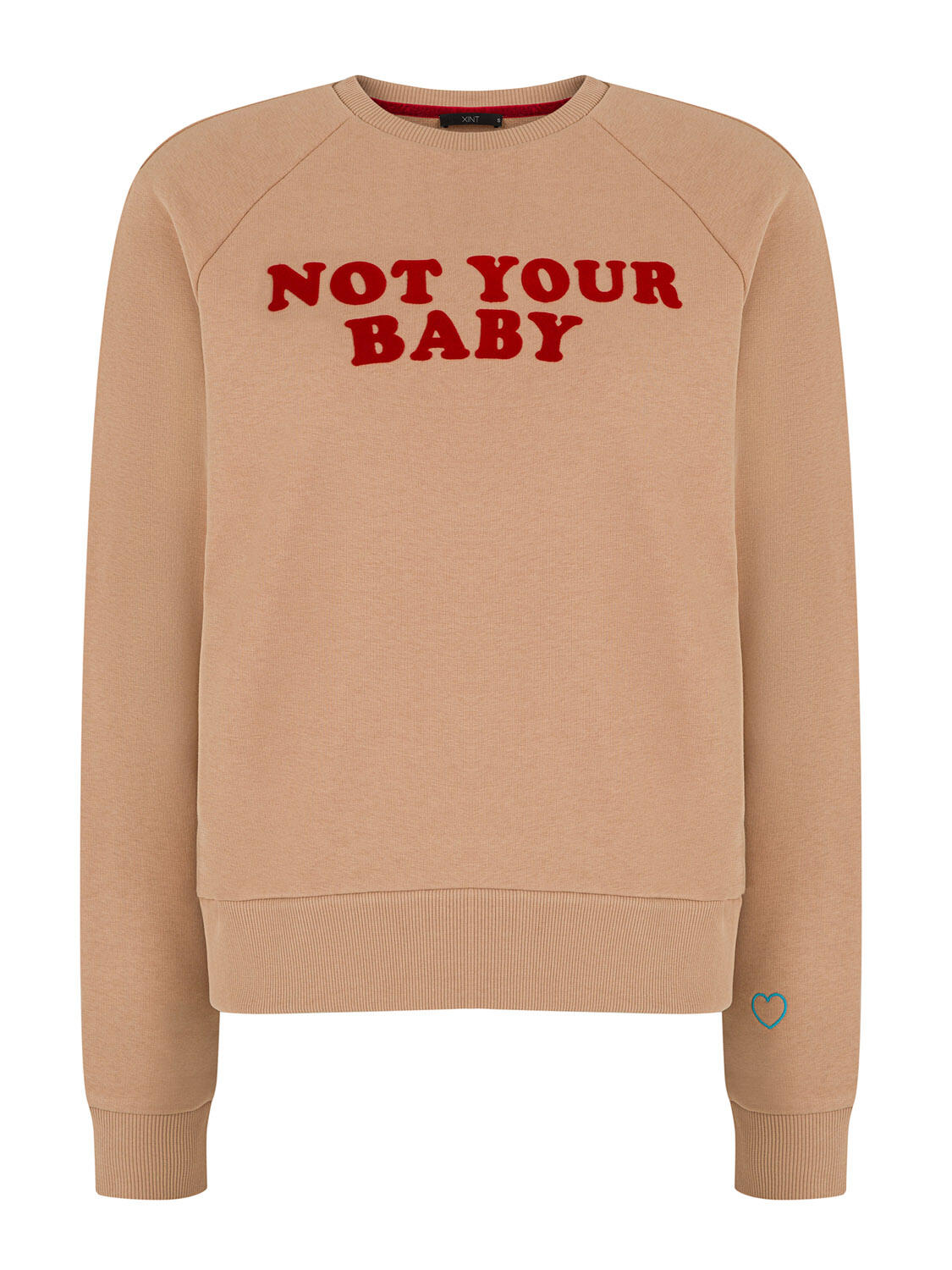 Pamuklu Rahat Kesim Baskılı Vatkalı Sweatshirt