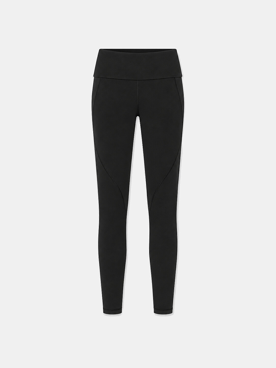 Siyah Esnek Dokulu Slim Fit Tayt