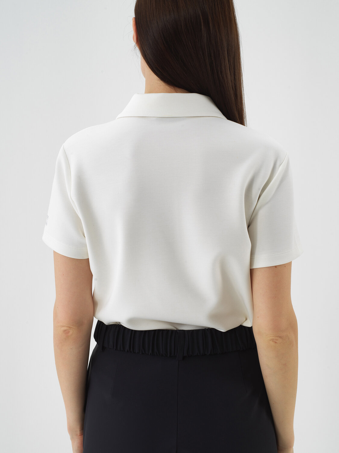 Ekru Modal Dokulu Regular Fit Tişört - Xint