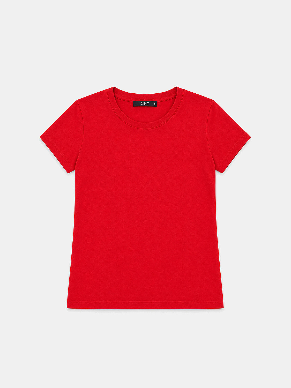 Kırmızı Regular Fit Bisiklet Yaka Modal Tişört (1)
