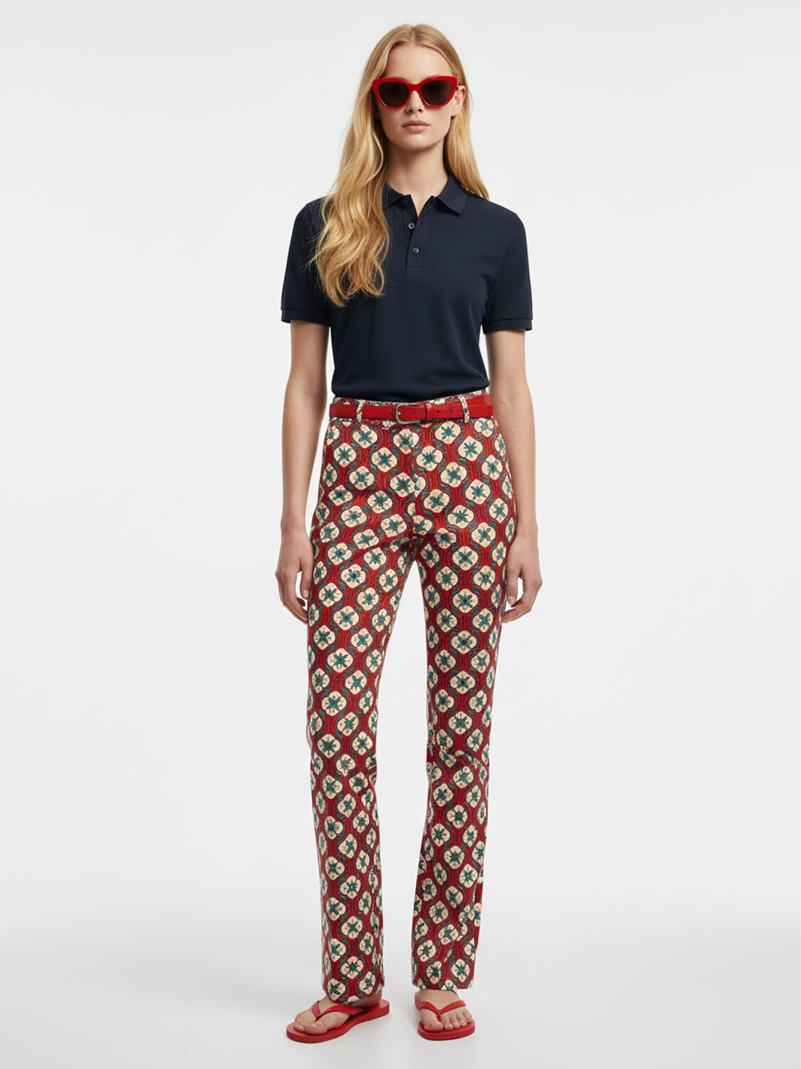 Lacivert Pamuk Dokulu Regular Fit Tişört - 5