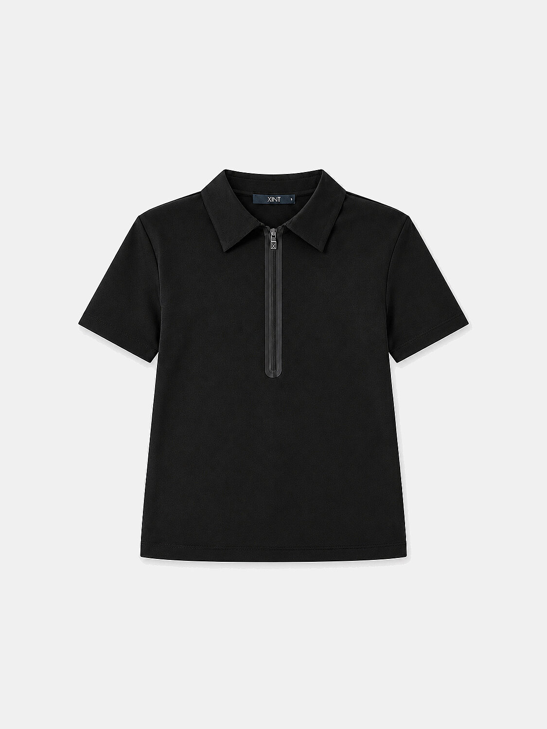 Siyah Modal Dokulu Regular Fit Tişört