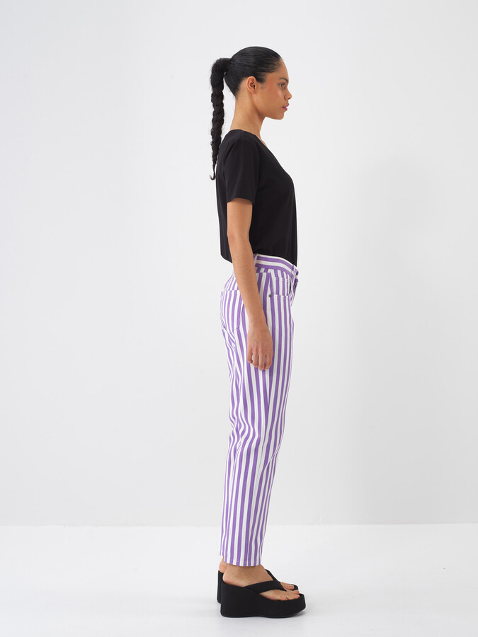 Siyah Pamuk Dokulu Regular Fit Tişört - 4