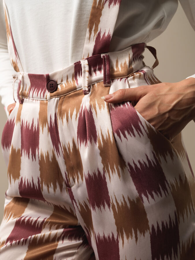 Bordo Formunu Koruyan Regular Fit Tulum - Xint