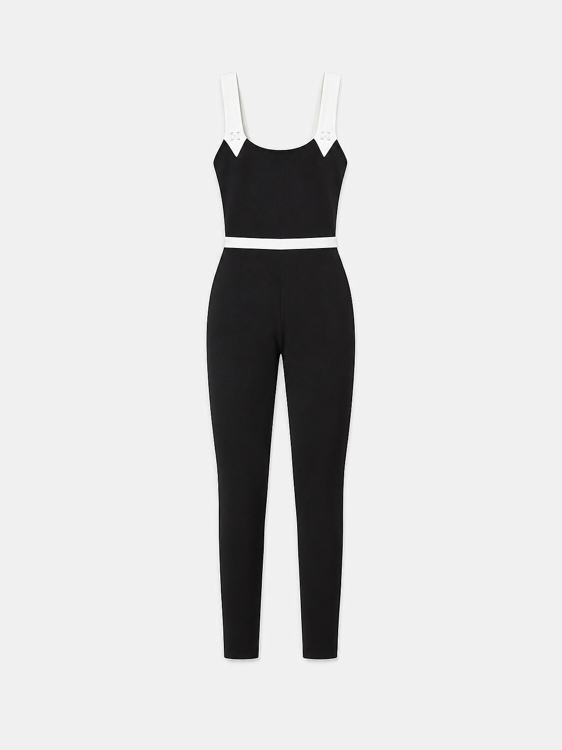 Siyah Slim Fit Tulum