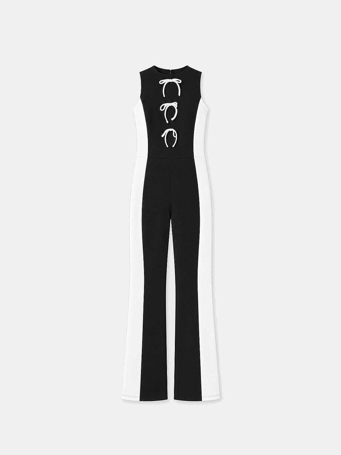 Siyah Slim Fit Pamuklu Tulum