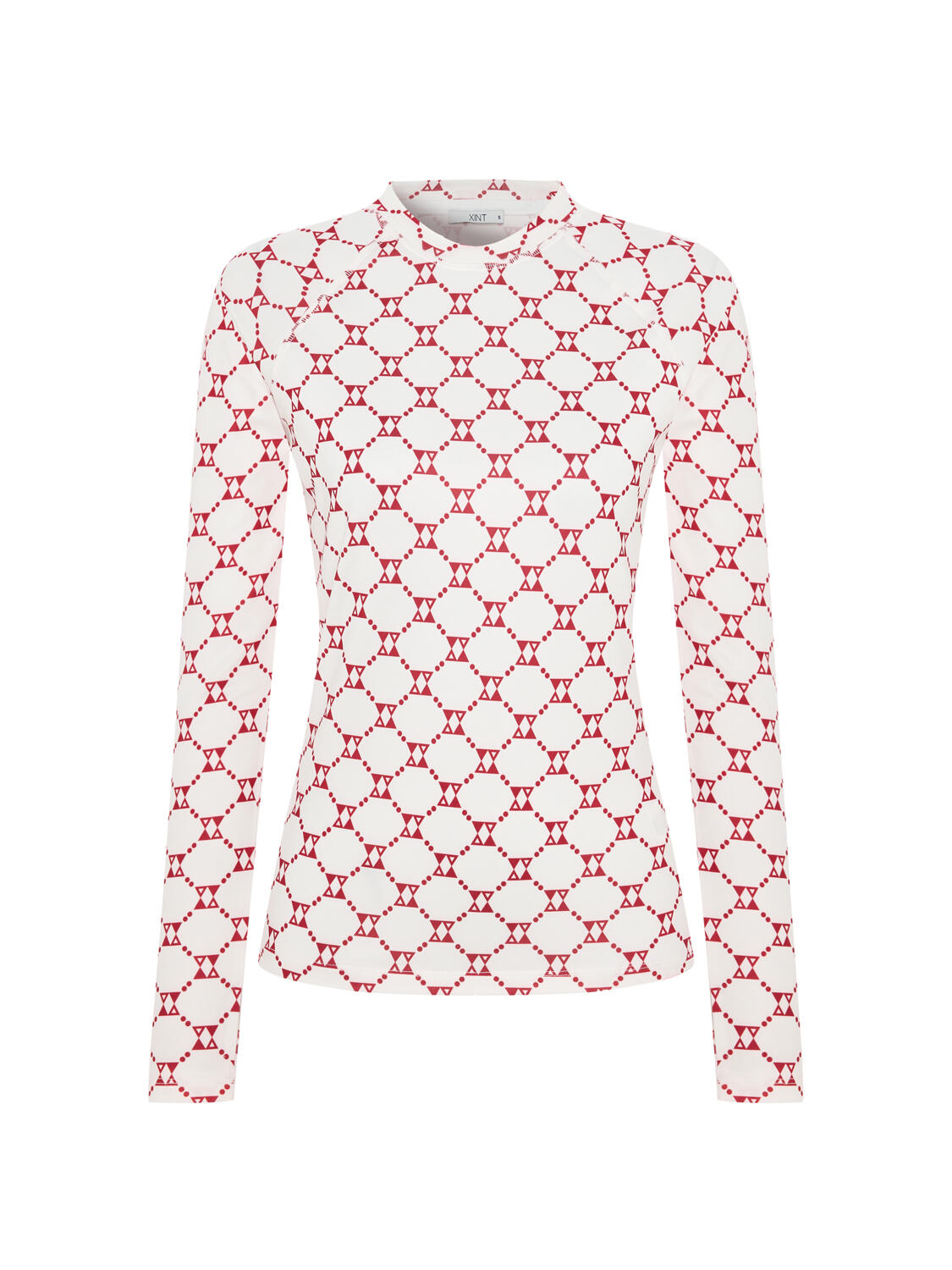 Ekru Esnek Dokulu Slim Fit Uzun Kollu Tişört - 6