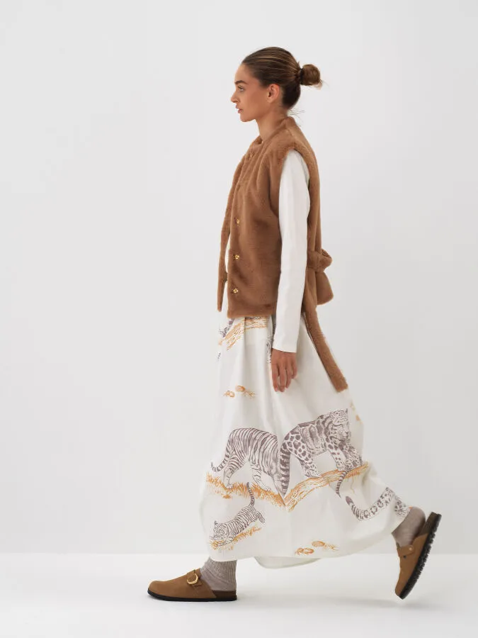 Camel Formunu Koruyan Regular Fit Yelek - Xint