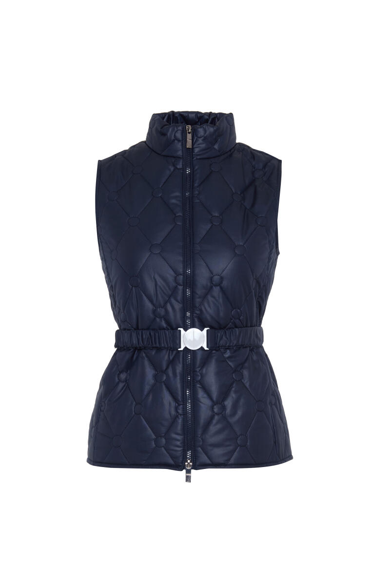 Lacivert Formunu Koruyan Regular Fit Yelek - 2