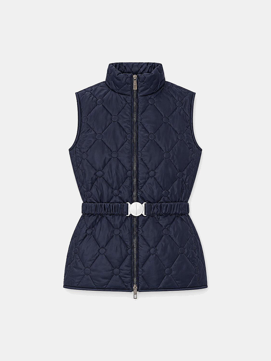 Lacivert Regular Fit Dik Yaka Yelek