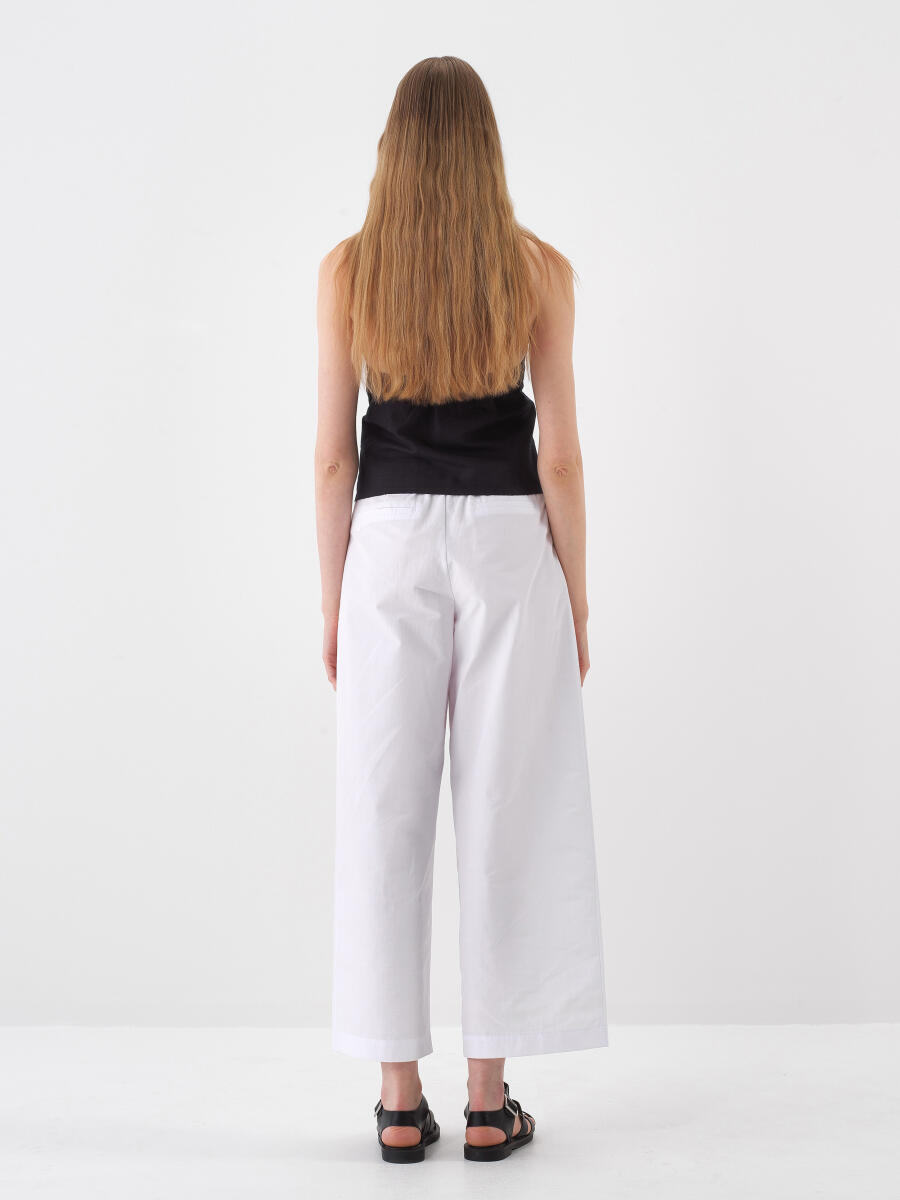 Siyah %100 Keten Regular Fit Yelek (6)