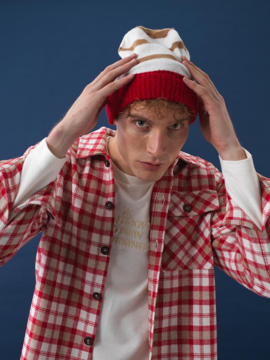 Plain Mohair Beanie - 2