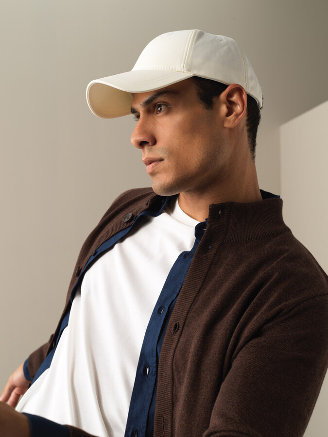 100% Cotton Regular Fit Buttoned Basic Cardigan - Xint