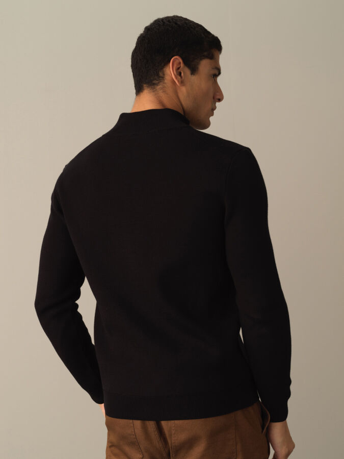 100% Cotton Oversized Pocket Detailed Cardigan - Xint