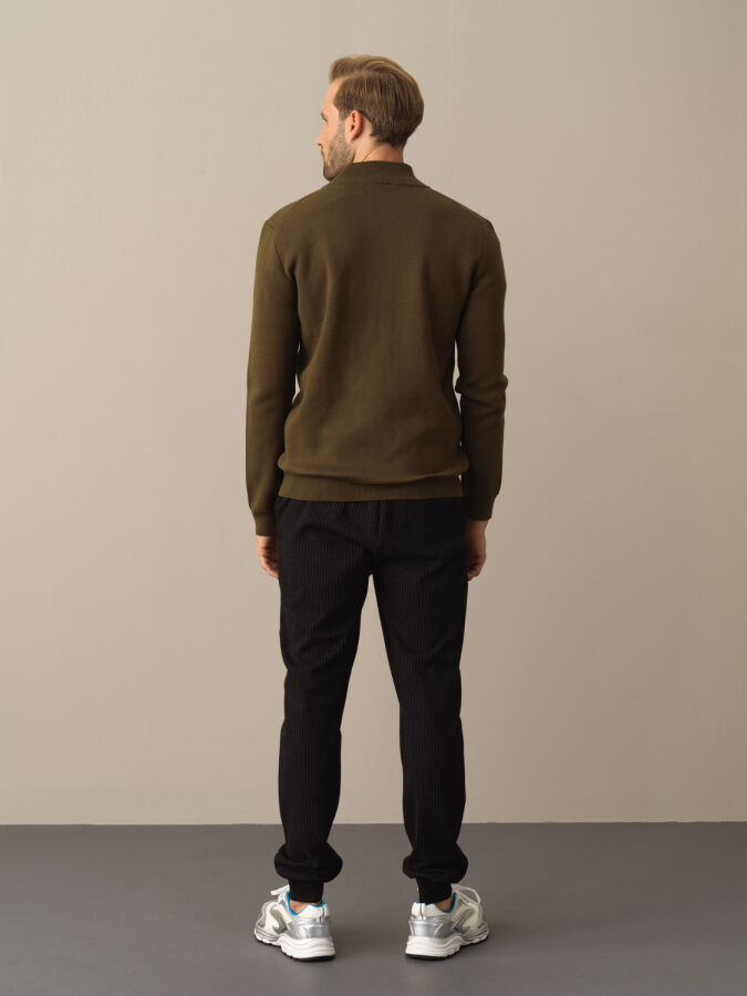 100% Cotton Oversized Pocket Detailed Cardigan - Xint