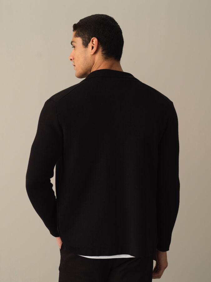 100% Cotton Regular Fit Knitted Cardigan - Xint