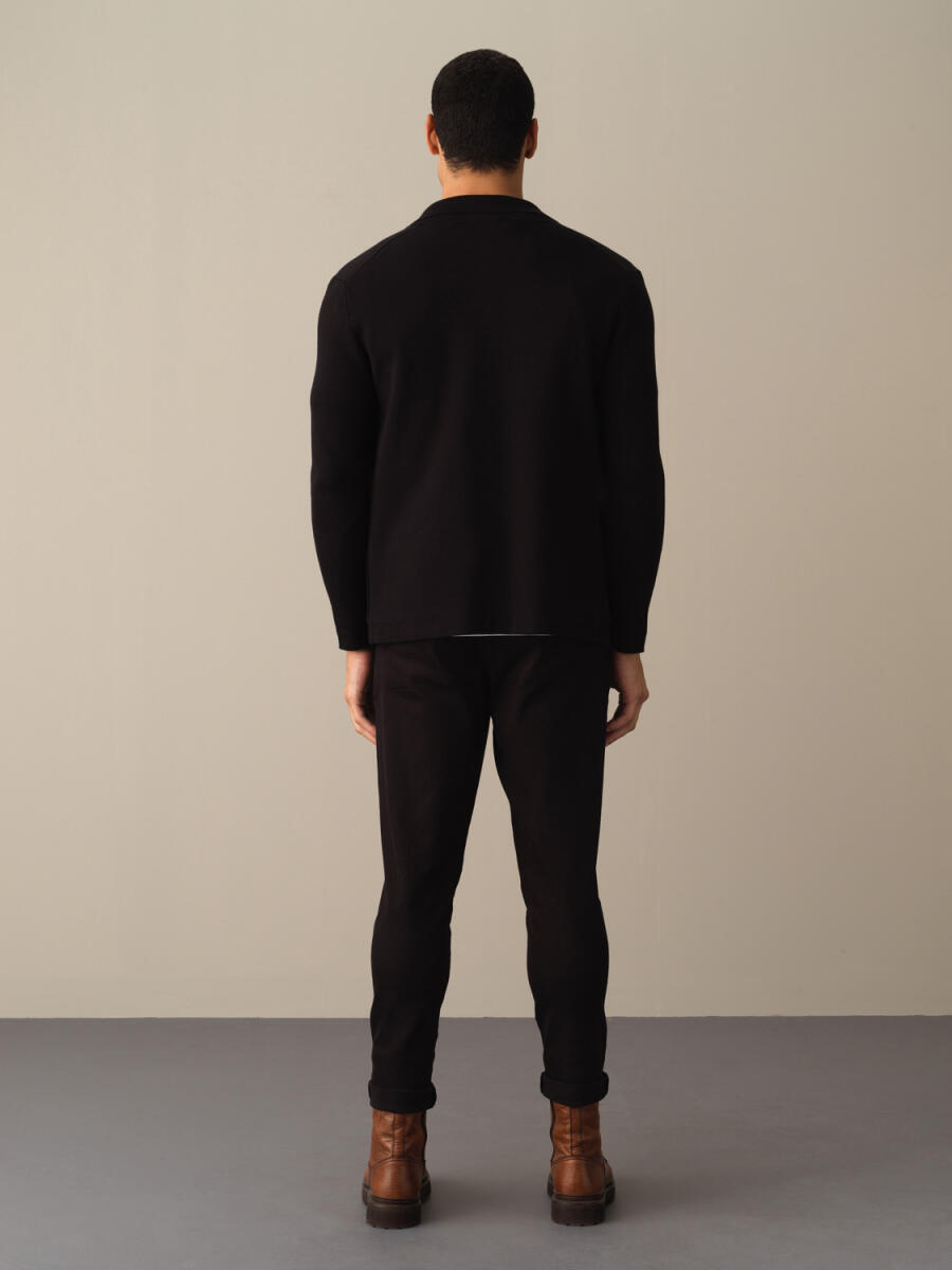 100% Cotton Regular Fit Knitted Cardigan - 4