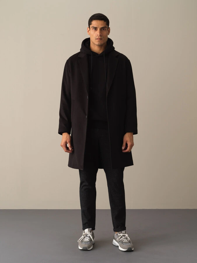 100% Cotton Regular Fit Wool Sweater - Xint