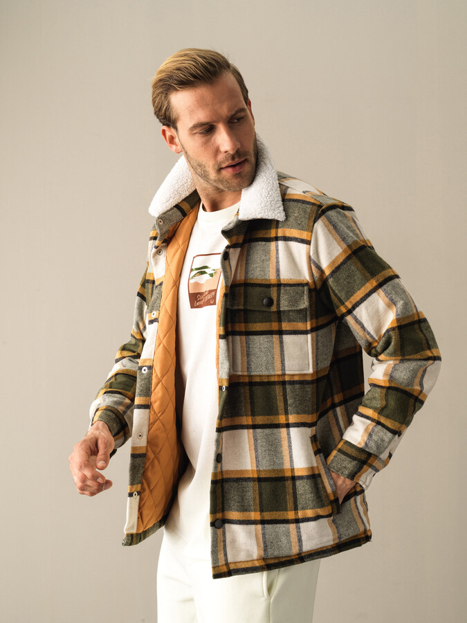 High Neck Regular Fit Wool Sweater - Xint