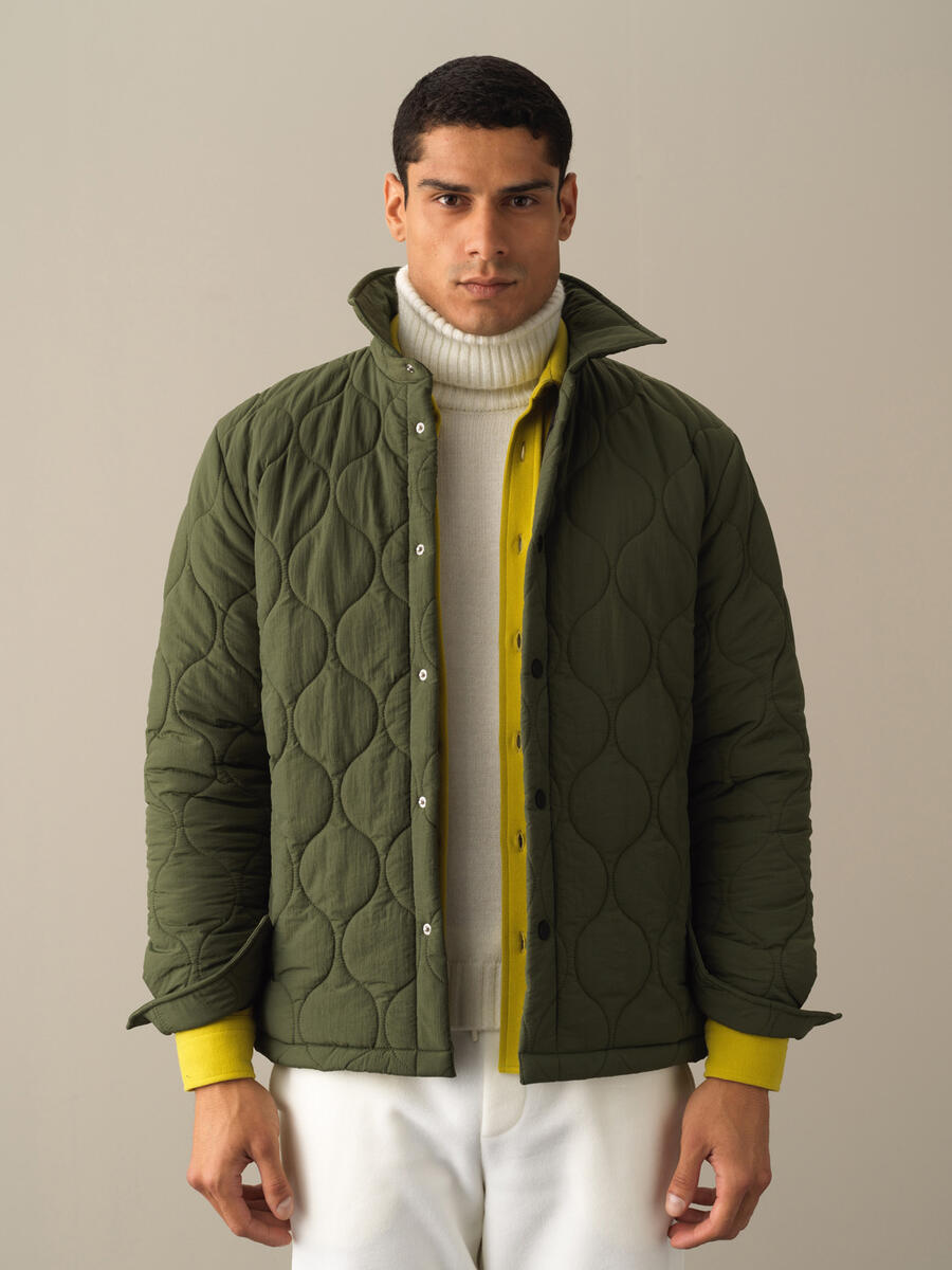 Oversized Quilted Thin Jacket