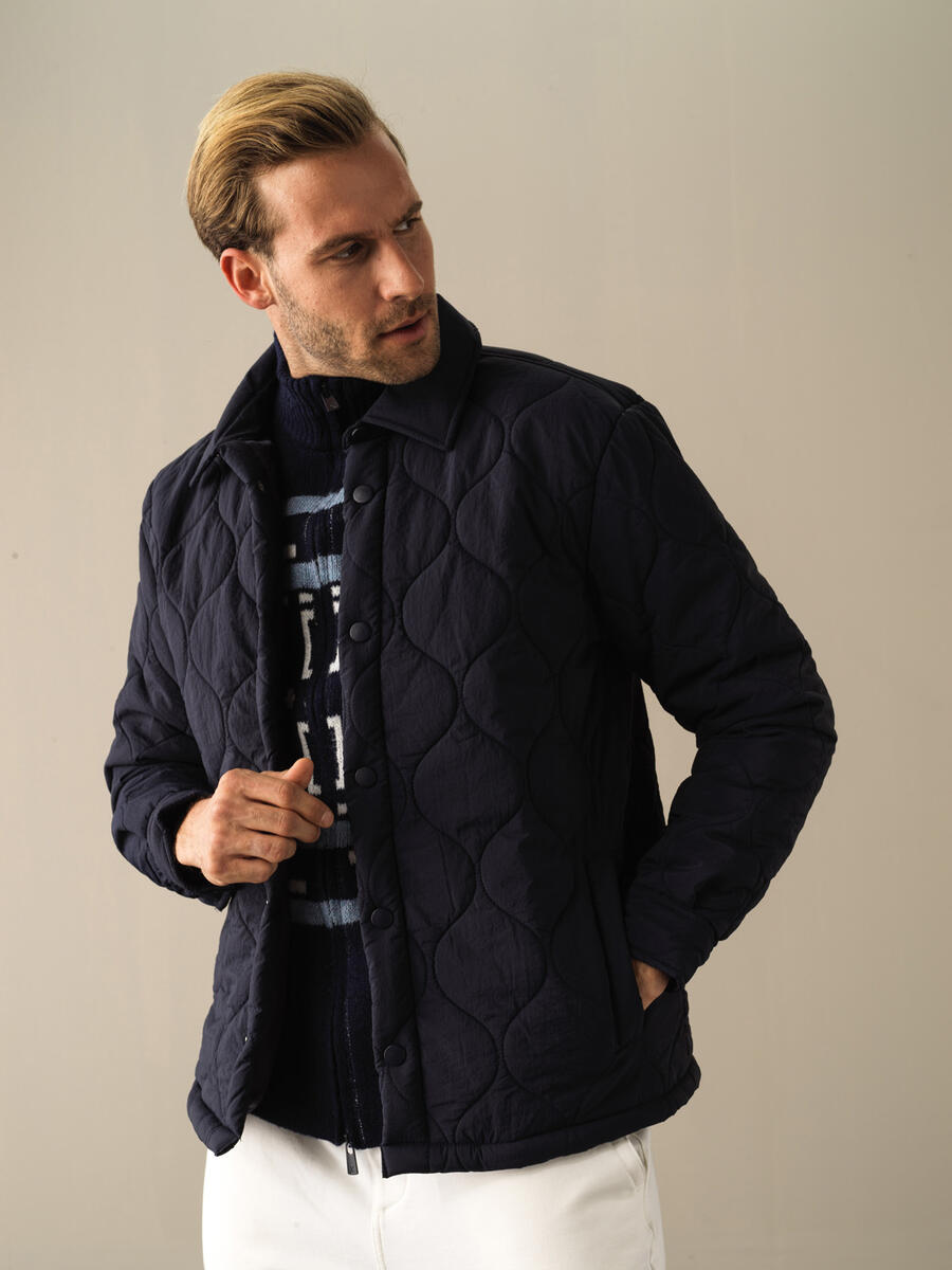 Oversized Quilted Thin Jacket