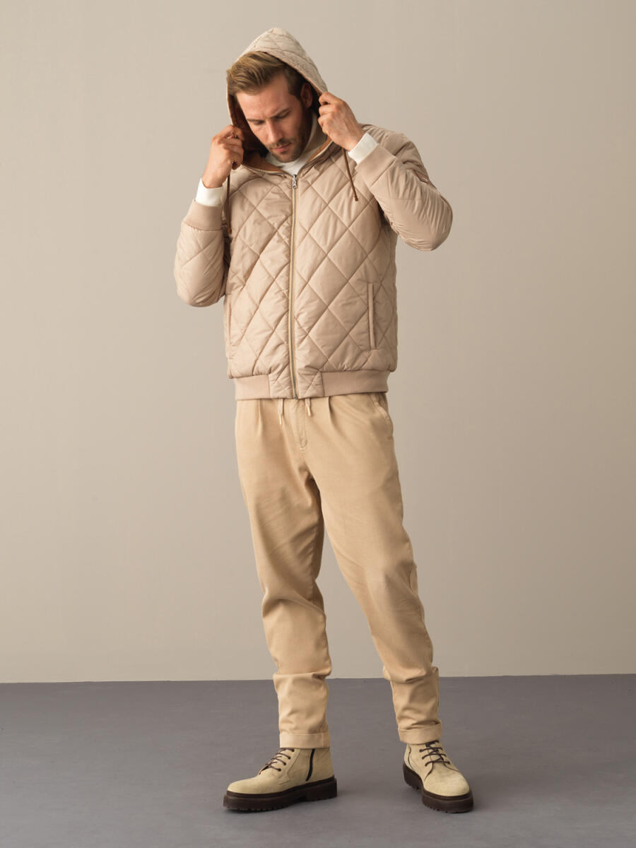 Reversible Regular Fit Quilted Jacket - 4