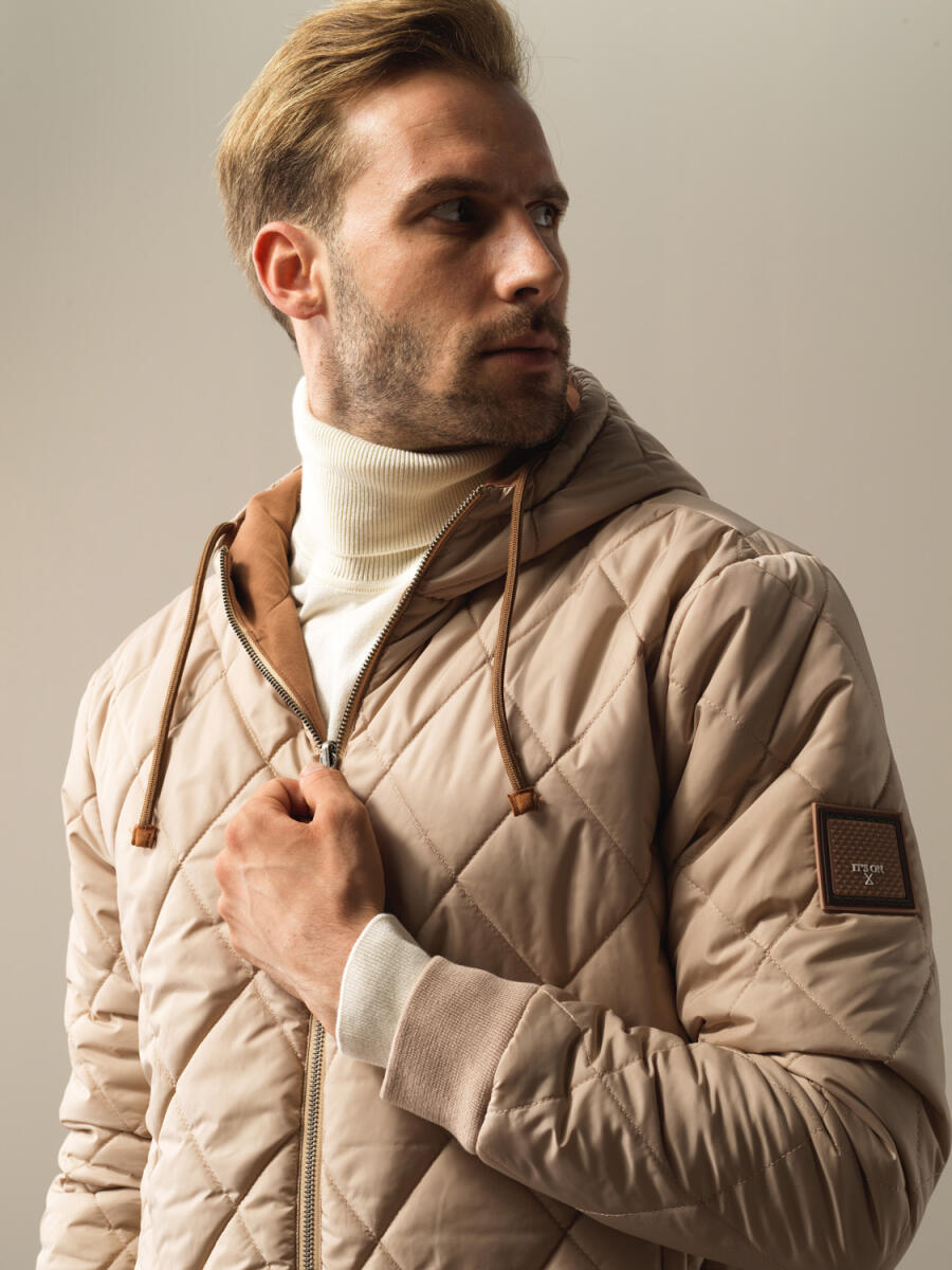 Reversible Regular Fit Quilted Jacket - 1