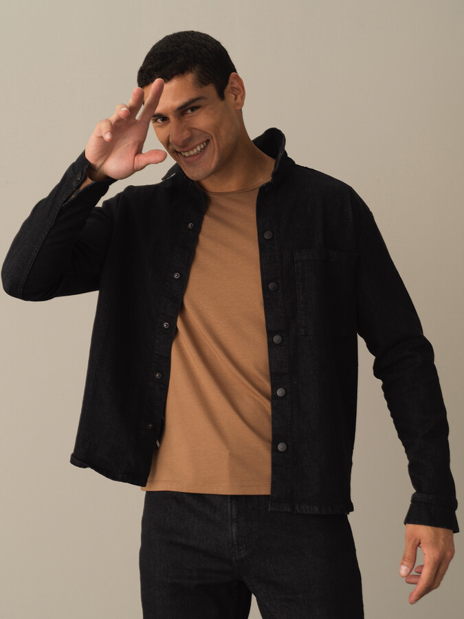 100% Cotton Regular Fit Knit Jacket - Xint